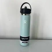 Hydro Flask 24oz Wide Mouth Chug Cap Dew Blue NWT