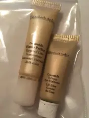 Elizabeth Arden Ceramide Defining EYE Brightener & TARGETED LINE SAMPLES .17 OZ
