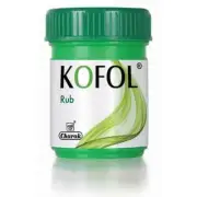 Charak Kofol Rub for Cough&Common Cold Blocked Nose,Headache,Body ache pack of 2