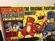 Rock 'Em Sock 'Em Robots Kids Game, Fighting Robots with Red Rocker & Blue Bolt