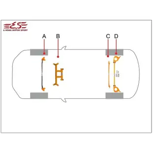 阿宏改裝部品 KYB 白桶 避震器總成 NISSAN TIIDA 06+ C11 降低避震器總成 白筒總成