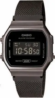 Casio Vintage Black Watch A168WEMB-1B