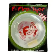 Original FireFlyer Nighttime Disc 175g Light Glow Dark RARE Frisbee Style Toy