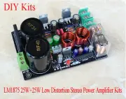 LM1875 2.0 Amplifier Board C1237 BTL Circuit Protection GC 50W+50W Stereo HiFi