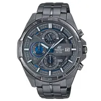 在飛比找蝦皮商城優惠-【CASIO】EDIFICE 大錶盤三眼三針分針指示錶圈不鏽