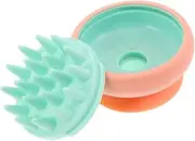 BAZEITFLOW Silicone Scalp Massager Shampoo Brush with Soft Bristles for Gentle Hair Washing Versatile for All Hair for and Scalp Care