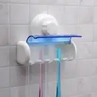 Plastic Dust-proof Toothbrush Holder Family Toothbrush Suction Cups Holder,hw