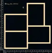Dusty Attic Chipboard 8x9 - College Frameworks #6, DA3631
