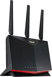 ASUS RT-AX86U Pro - AX5700 Wi-Fi 6 Gaming Router, Dual Band, Mobile Gaming Mode, AiProtection Pro Lifetime Free, AiMesh, 2.5G Port, Gaming Port, QoQ Adaptive and Port Forwarding