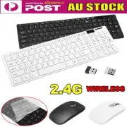 7200DPI Wireless Keyboard and Mouse Combo Bundles Ergonomic for PC Home Office
