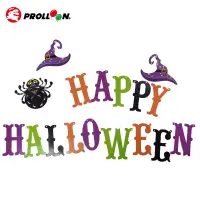 在飛比找蝦皮商城優惠-【大倫氣球】HAPPY HALLOWEEN 字母 紙卡 掛旗