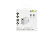 Goobay Wall Charger Plug ANZ 20W USB-C PD w Type-C Charging Cable White