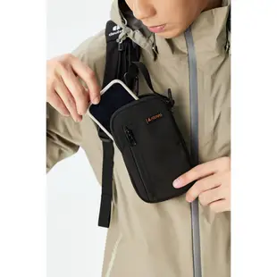 【ATUNAS 歐都納】多功能外掛背帶包 黑 背包配件/手機包/小物收納包/旅遊隨身包/鑰匙包 A1ACDD04N