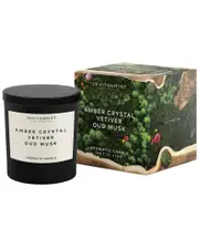 ENVIRONMENT 8Oz Candle Inspired by Baccarat Rouge 540 Amber Crystal, Vetiver & Oud Musk