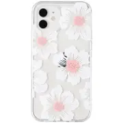 Flower Floral Shockproof Case Shockproof Cover - For Apple iPhone 13 Pro Max (White)