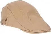 [BESPORTBLE] Men's Newsboy Hat Cotton Beret Cap Breathable Summer Hat Men's Fashion Newsboy Cap Khaki