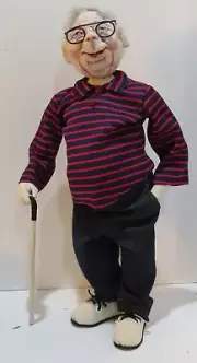 Cloth Art Doll CD Pattern "Baby Boomer Brian" by Sharon Mitchell