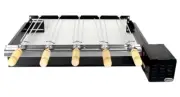 Brazilian Rotisserie Grill 4 Skewers RIGHT Churrasqueira Giragrill 4 Espetos DIR