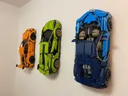 Custom Wall Mount for Lego Technic Supercar