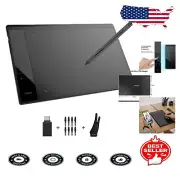 Professional A30 V2 Graphics Tablet with Battery-Free Pen & 4 Custom Hotkeys