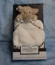 Wendy Bellissimo tan ivory Elephant Sweet Dreams security blanket Sweet Safari