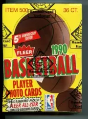 1990-91 Fleer Basketball BBCE Wax Box FASC Look for Michael Jordan