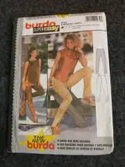 BURDA MISSES PANTS Close-fitting 2935 Sewing Pattern Super Easy UNCUT Vintage