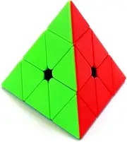 CuberSpeed Moyu MoFang JiaoShi Meilong Pyraminx stickerless Magic Cube Cubing Classroom Meilong Pyramid Speed Cube