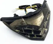 Motorcycle Turn Signal Rear Tail Light Brake Light for Ninja 250 250R 300 Z300 2013-2017(Smoke)