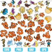FINDING NEMO DISNEY BUNDLE SVG, DESIGNS BUNDLE, CUT FILES, SVG for Cricut