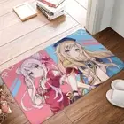 Kitchen Non-Slip Carpet Hololive HimeHina Flannel Mat Welcome Doormat Home Rug