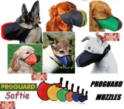 SOFTIE DOG NO BITE MUZZLE Mesh EZ Quick-Fit Adjustable Safer Comfortable*U PICK