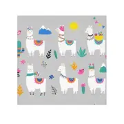 Colorful Llama Face Towel – Fun & Whimsical Kitchen or Bathroom Accessory