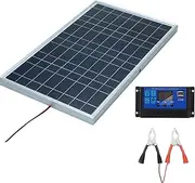 Outdoor 10W Solar Panel, IP65 Waterproof Solar Panel Charger Made of Cold Resistant Material with 9.8-Foot Power Cord