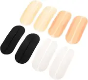 YOSADIER 8 Pack Lingerie Shoulder Pads Non-Slip Bra Strap Holders Comfortable Silicone Shoulder Protectors for Women