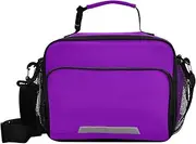 Pansy Kids Lunch Box Wide Open Lunch Tote Bag Lunch Box Cooler Bag for Children