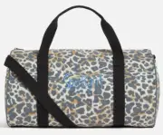 SPORTSGIRL Leopard print duffle bag sleepovers , camps , sports BRAND NEW