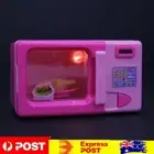 Microwave Oven Playset with Light Mini Simulation Kitchen Toys for Kids Children