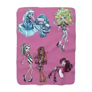 Monster High Ghouls Sherpa Fleece Blanket
