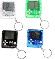 [VALICLUD] 4pcs Game Machine Keychains Handheld Video Game Pendant for Easy Decoration for Party Favors Backpack Zipper Key Rings