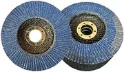 10/20/80 x BOAUR 125mm 5" 40 & 60 Grit Zirconia Flap (10 x Discs, 60 Grit)