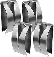 Zipper Jig Tool for Zipper Pull Zipper Slider Helper Easy Zipper Installing Tool, 4Pcs Quick Zipper Jig Sliders Zipper Jig Tool for Zipper Pulls,Stainess Steel Zipper Installing Tool for Pants,Dresses