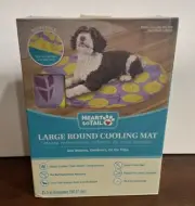 Heart to Tail Aldi Large Pet Cooling Mat Menopause Hot Flash Relief 35.5” Gel ❄️