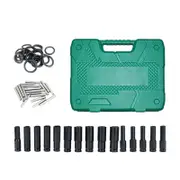 1/2" Drive Deep Impact Socket Set CR-V Steel Metric Sockets Long 20PCS 8-32MM