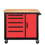 SIEG CX10 Mobile Work Bench - Wood Top