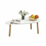 Modern Coffee Table Sofa Bed Side Cocktail Tea Cafe Center Corner Wood Furniture for Small Living Dining Sitting Room