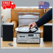 Lenoxx Turntable/Recorder Home Entertainment System – Vinyl Cassette, CD & More