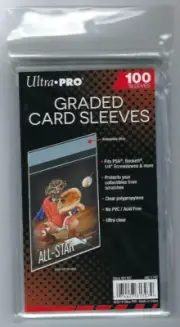 1,000 Ultra Pro Resealable Graded Card Bags Sleeves 10 Packs of 100