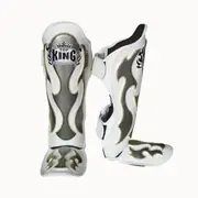 Top King Shin Guard Pro Empower White