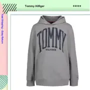 Tommy Hilfiger, Boys' Long Sleeve Pull-Over Hoodie, Gray, 2T